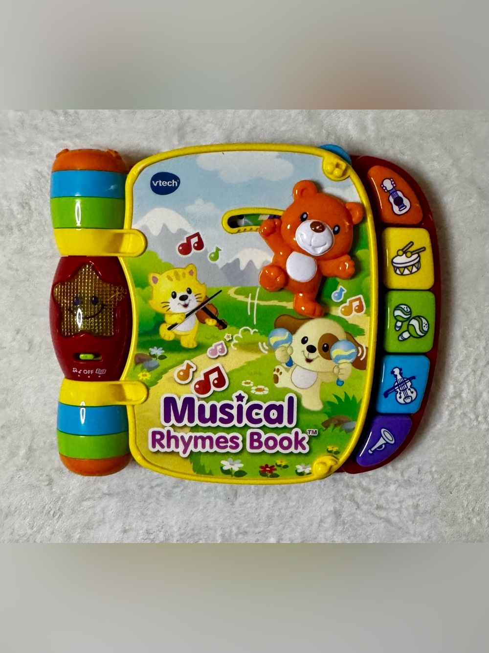 Vtech Musical Rhymes Interactive Storytime Book for 6 months and older